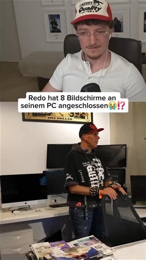 Acht Bildschirme? 😂