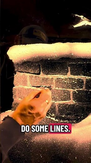 Easy snow spray tutorial #artsandcrafts #tutorial #snowspray #art