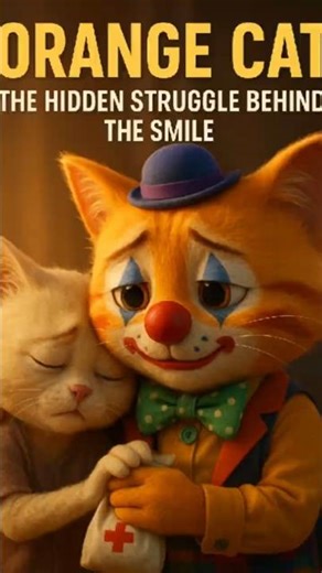 The Joker Cat: A Funny Performer With a Heartbreaking Secret 💔🐱✨