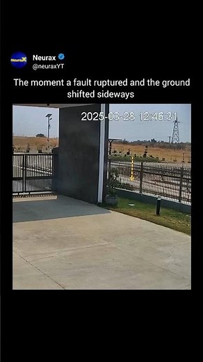 The Moment a Fault Ruptured | Ground Shift Caught on Camera