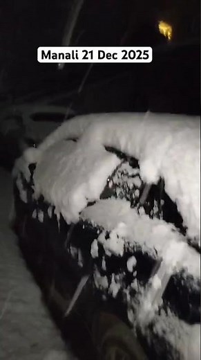 Manali Live Snowfall ❄️ | 21 December 2025 | Real Winter Magic