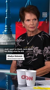Gladys Sicknick's son Brian was a U.S. Capitol Police officer killed at the January 6 insurrection. She told CNN she hopes the DOJ's new charges against President Trump can bring 'closure' to her family and the families of other officers hurt that day. | NowThis