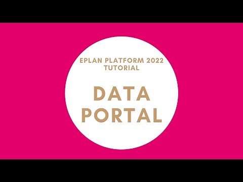 The New DATA PORTAL | EPLAN 2022