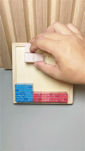 Tetris Minecraft Magnetic Blocks 🧲🧭 #reverse #magnetic #minecraft #marble #tetris