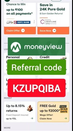 moneyview referral code | moneyview referral code 2026 | moneyview promo code #moneyview