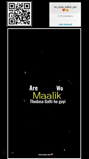 Vn Code Editor pro x7 on Instagram: "Trending VN CODE 🔥USE THIS SOUND 👇 Step 1: Take a screenshot of this reel Step 2: Open VN Video editor app Step 3: Click on the scanner in top of right corner Step 4: Scan the Screenshot & click on the download/use Step 5: Select your photos and export video #dileepeditx #dileepyadav393 #dileep_yaduvanshi_ #reel #trend vncode instsmagram vnediting vntutorial reels instagram explore edits editing edit explorepage trendingreels trending trend reelitfeelit ree
