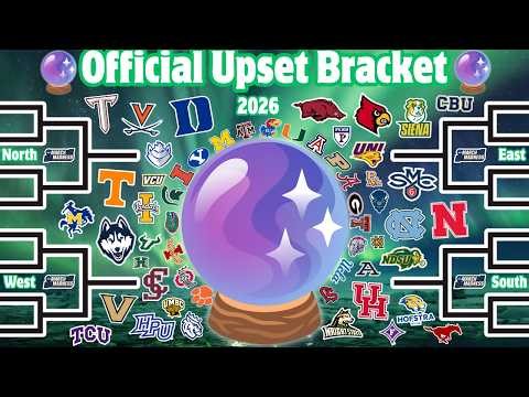 *UPSET BRACKET* March Madness 2026 Bracket Full Predictions