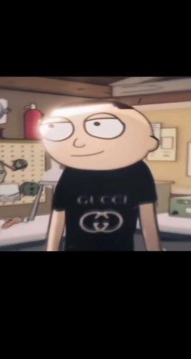 Gucci Morty! I can see you want to vibe with me #gucci #morty #liltecca #rickandmortyedit