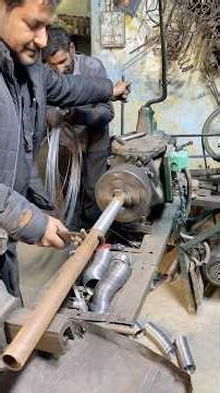 Making a New Flexible Tension Spring on a Lathe Machine | Handmade Spring #youtubeshorts