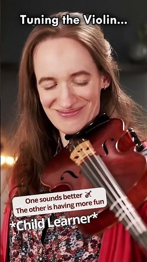 Tuning the Violin - Adults vs. Kids