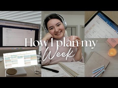 How I plan my week using clickup & quarterly planner