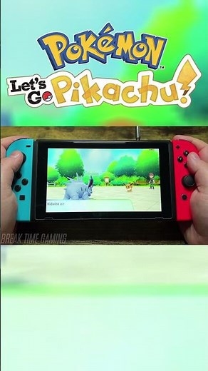 Pokemon Lets Go Pikachu - Nintendo Switch Handheld Gameplay
