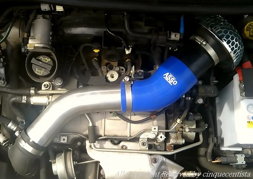 フィアット500ツインエアのチューニング＆パワーアップ！ASSOエアクリーナーに換装で吸気改善・ブーストアップ！