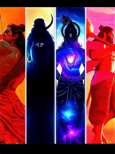 The Power of Sanatan – Four Gods, One Truth.❤️‍🩹