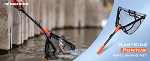 KastKing Fishing Net, Foldable & Lightweight Landing Net with Built in Length Scale Pontus