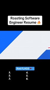 Day 7/30: Roasting Software Engineer Resume To Help You Land a Job #swe #tech #resume #fyp | Sajjaad Khader