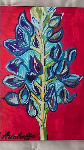 The Bluebonnet. Texas State flower. The Universal symbol in Texas when the flower emerges. Original.