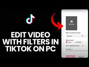 How to Edit Video with Filters in Tiktok on PC 2024?