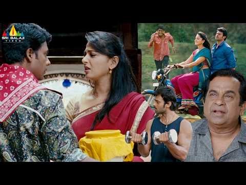 Brahmanandam's Non-Stop Comedy Scenes | Mirchi | Telugu Movie Scenes | Prabahs | Anushka | Richa