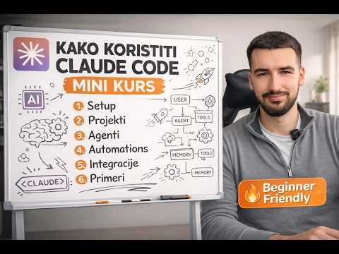 KURS: Kako koristiti Claude Code (1H) - AI Koji radi umesto tebe