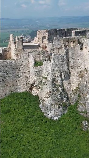 🇸🇰 Spiš Castle , Slovakia 4K | Drone Shorts Over the Massive Medieval Fortress