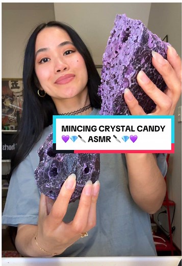 Crystal Candy Cutting ASMR: Enjoy the Sounds