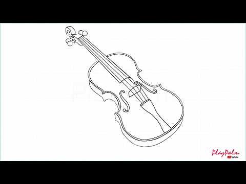 How to draw Violin