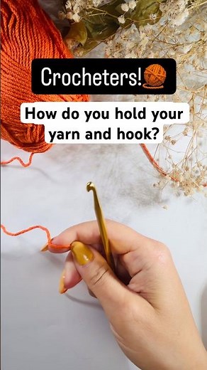 How Do YOU Hold Your Yarn & Hook?🧶