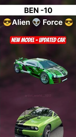 ✅ 😎👉 BEN 10 - Alien Force Cavin Car #art #artist #3Dwork #3dartist #life #love #shorts