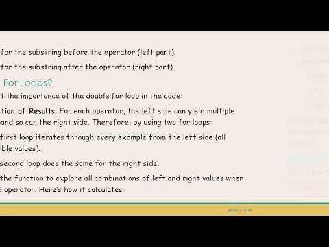 Understanding the Role of the Double For Loop in Recursion for Mathematical Expressions
