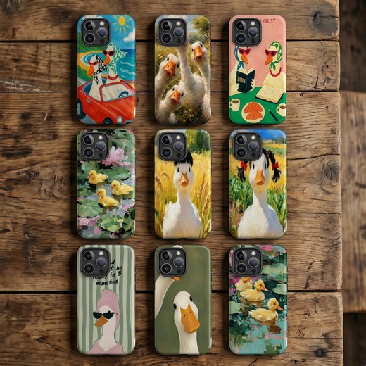 Rubber Duck Phone Case: Kawaii Cartoon Protective Cover for iPhone Samsung - Etsy