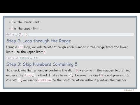 How to Skip Numbers Containing 5 in a Python Range