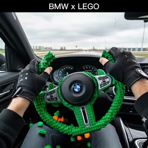 The Ultimate LEGO BMW Wheel Collapse Test #asmr #automobile #superbearadventurehighlights #pov#lego