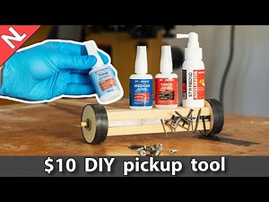 Using CA glue to quickly make a Magnetic Pickup Sweeper - Superglue tips included
