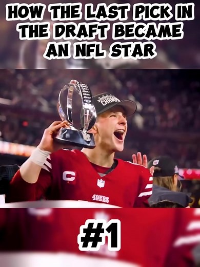 This is the incredible story of Brock Purdy and how he went from being 'Mr. Irrelevant' to becoming the face of one of the NFL's most iconic franchises. | Pt 1 #story #storyofnfl #footballs #BrockPurdy