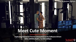 3dMD Human-to-Human Interaction Dense-Surface Capture