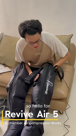 Heavy, sore legs after hard runs or gym days slow down your progress. The ReviveAir 5-Zone Boots use dynamic air compression to squeeze and release your legs in sections, helping ease muscle soreness, support circulation, and speed up recovery at home. Put them on after training, pick your mode, and let the boots do the work while you rest. Order your ReviveAir 5-Zone Boots today and give your legs faster, pro-level recovery at home. | Relaxology