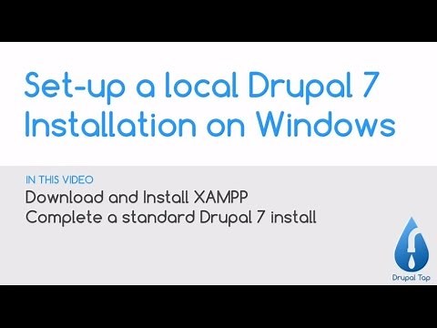 Set-up a local Drupal 7 installation on Windows