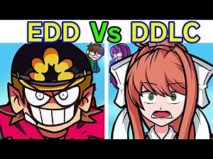 Friday Night Funkin' DDLC VS EDDSWORLD Fandom Fracture FNF Mod