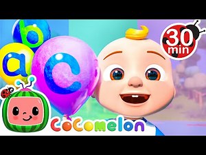 ABC Song With Balloons | CoComelon Nursery Rhymes & Kids Songs
