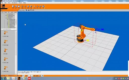 库卡(KUKA)机器人、KUKA Sim pro 001