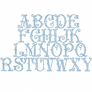 Fancy Embroidery Font, Machine Embroidery Design File for Instant Download, Monogram Font, Interlocking Embroidery Font - Etsy