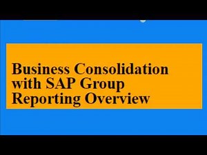 S4 HANA Group Reporting Overview