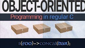 【中文字幕】在C语言中的面向对象编程