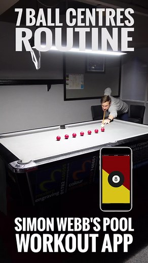 37K views · 156 reactions | 7 Ball Centres Routine from my Pool Workout App - Link is on my bio. #coaching #8ballpool | Simon Webb | Facebook