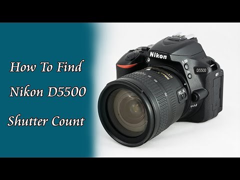 How to check shutter count Nikon D5500 | Nikon D5500 Shutter Count | Shutter Count D5500