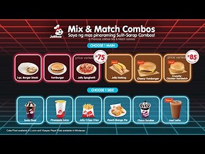 All-New Jollibee Mix & Match Combos