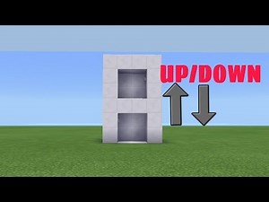 Cara Membuat Simple Elevator-Redstone tutorial