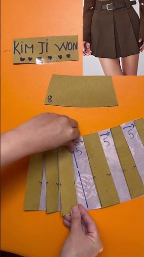 Guide to Designing an Extremely Cute Mini Skirt Pattern 💖 #sewing #sewingtips #diy #pattern