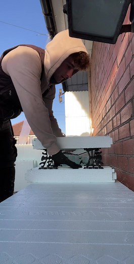 Building an Extension with Polystyrene Blocks